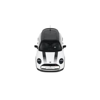 MINI COOPER S NANUQ WHITE (METALLIC) 2025 OttO mobile 1:18 Resinemodell (Türen, Motorhaube... nicht zu öffnen!)